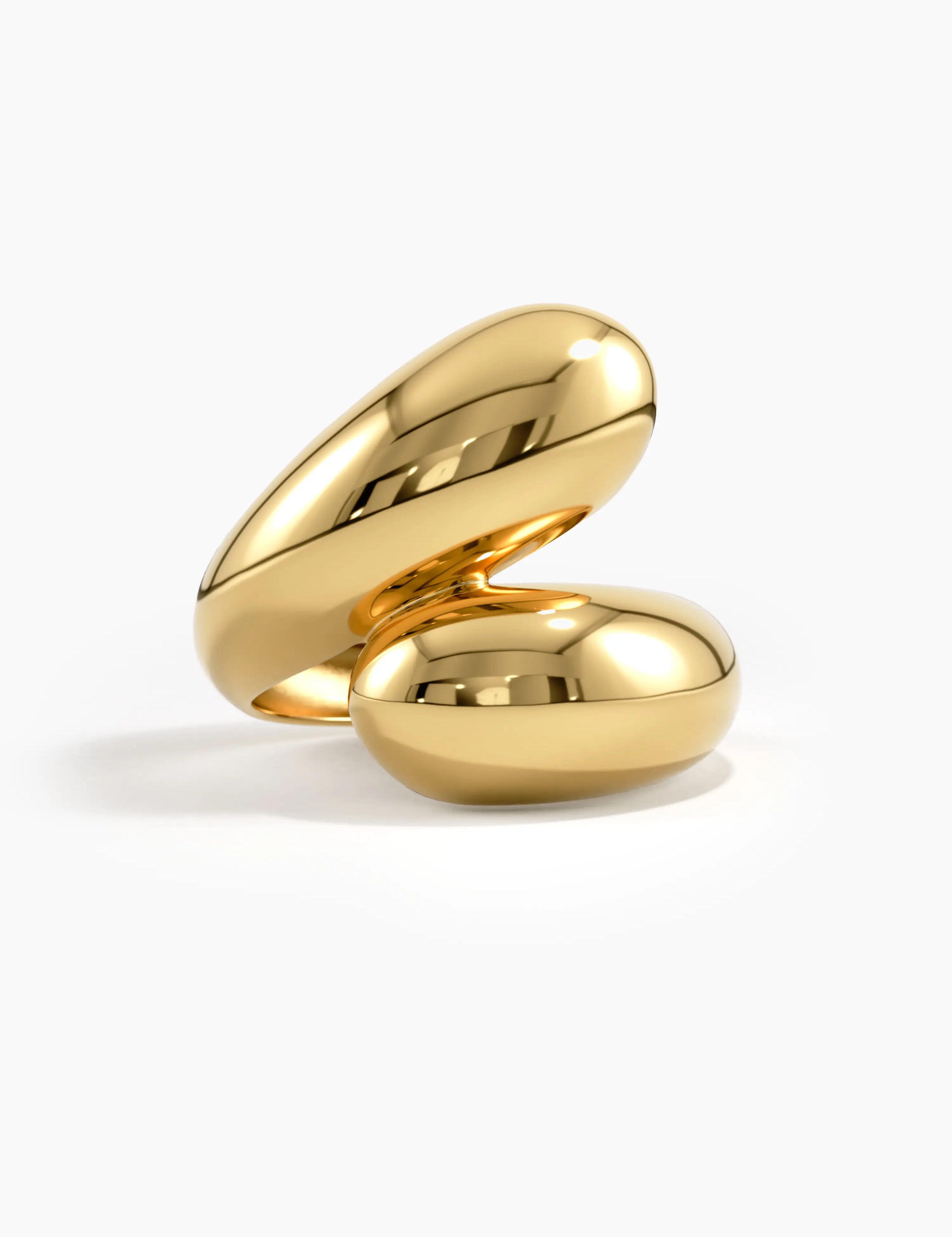 Wrap Around Statement Ring, solid gold ring | DiaFifth