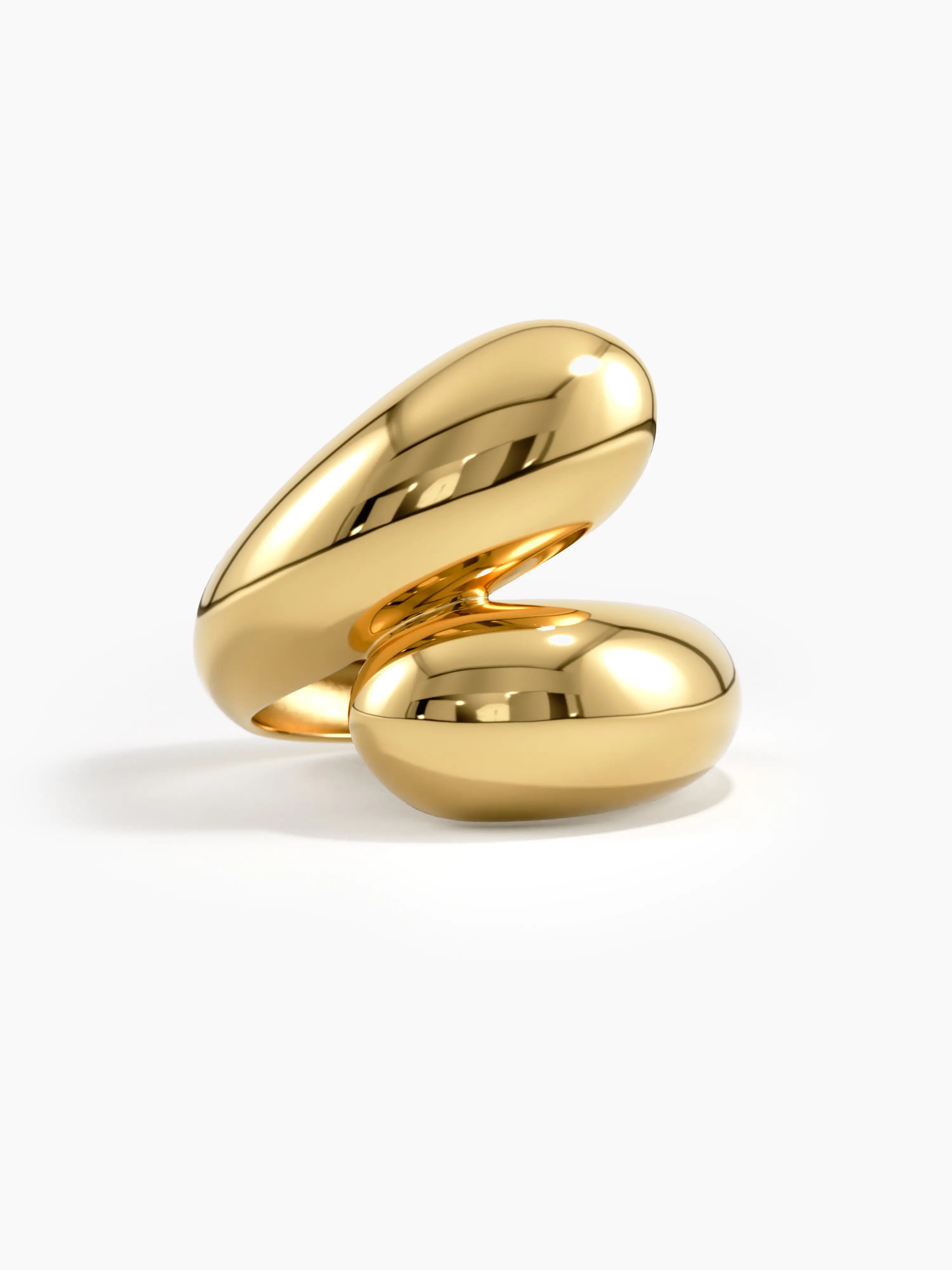 Wrap Around Statement Ring, solid gold ring | DiaFifth