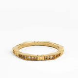 Pave Diamond Stacking Ring, solid gold ring, view 4 | DiaFifth
