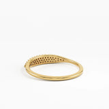 Pave Diamond Pinky Ring, solid gold ring, view 4 | DiaFifth
