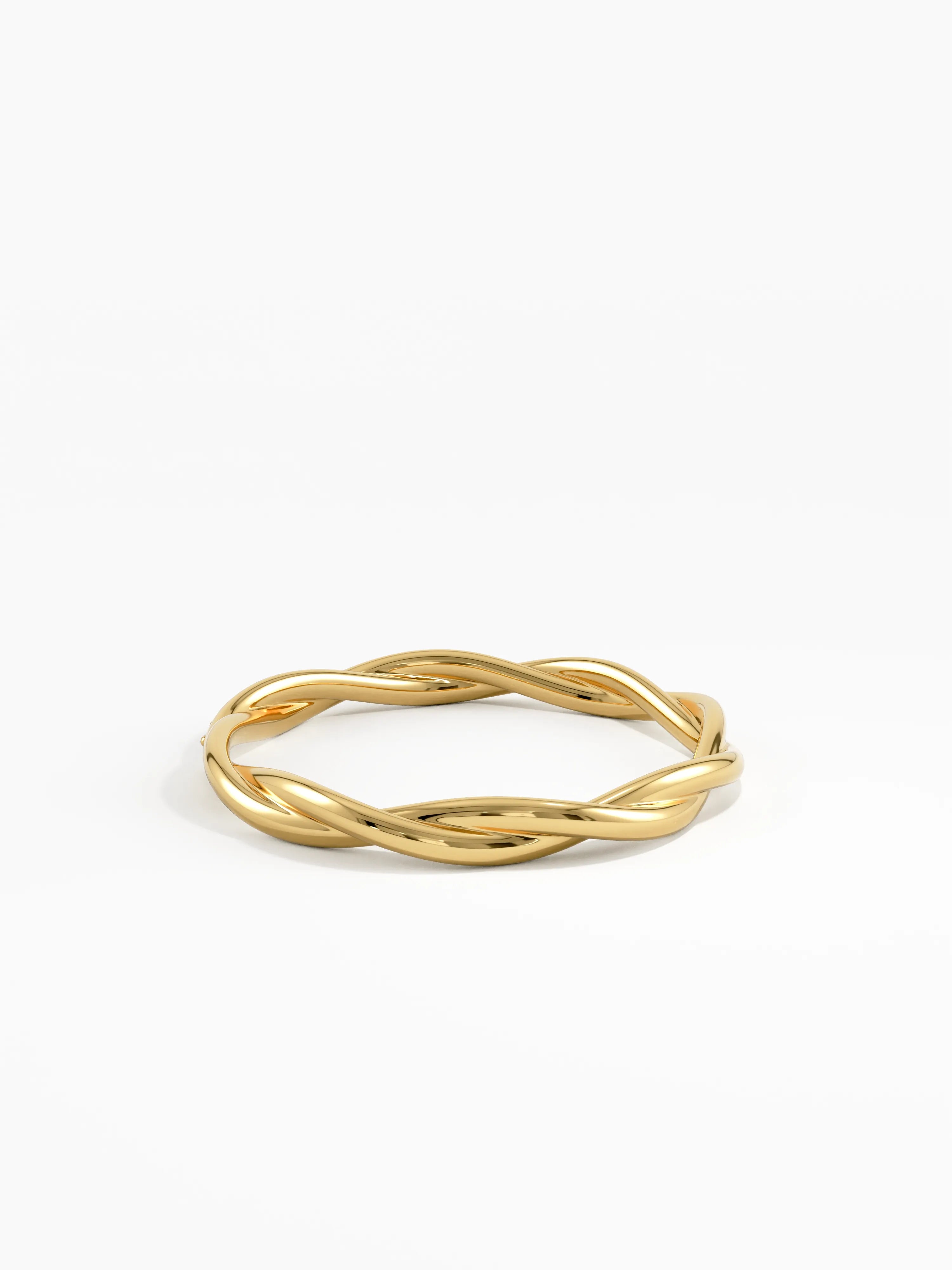 Twist Stacking Ring, solid gold ring, view 8 | DiaFifth