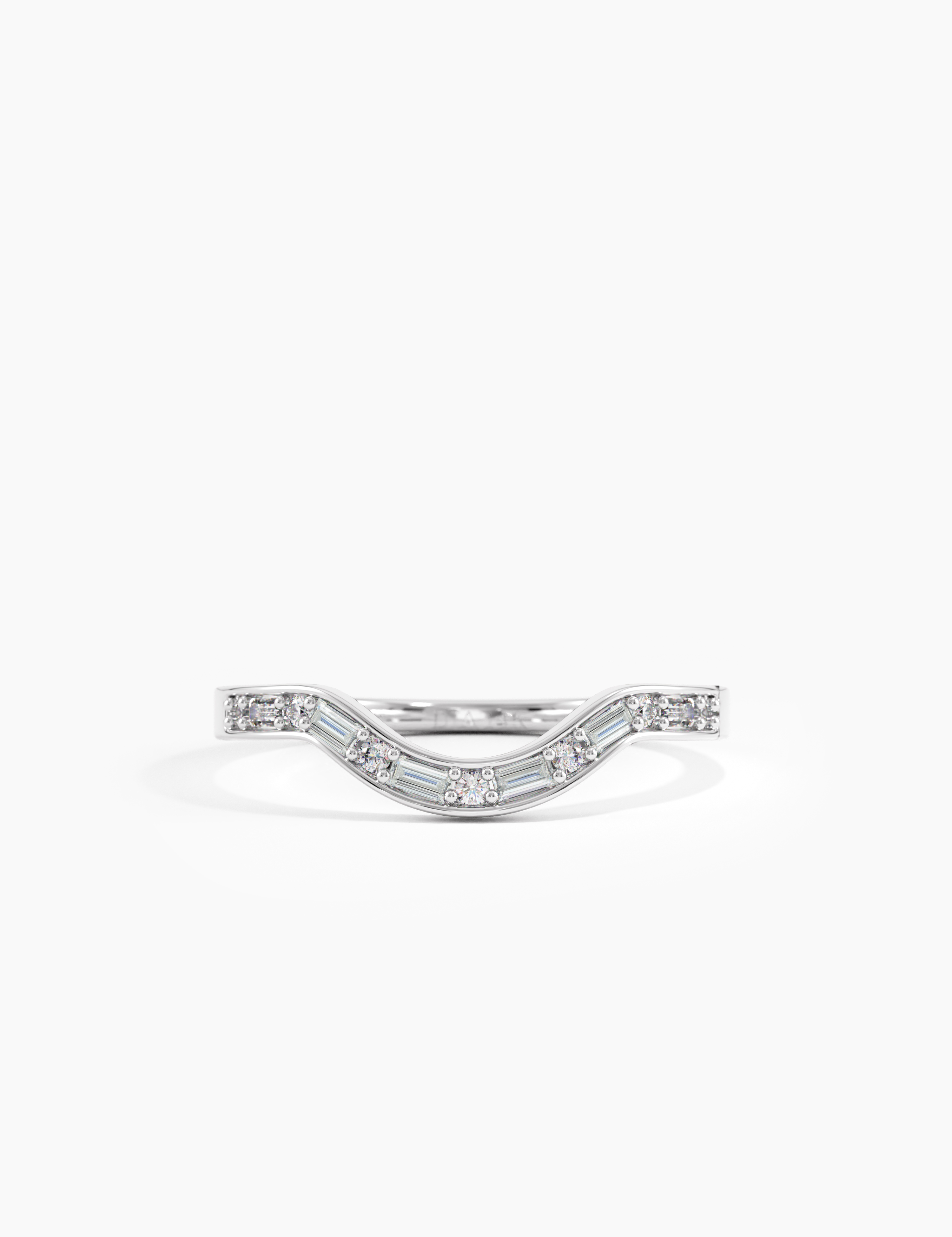 Mixed Cut Curve Ring