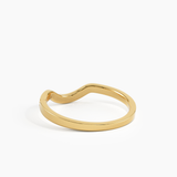 Mixed Cut Curve Ring