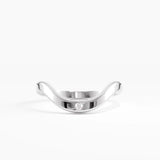 Solo Curve Ring, solid gold ring, view 7 | DiaFifth
