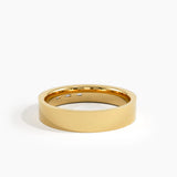 Diamond Baguette Wedding Band, solid gold ring, view 8 | DiaFifth