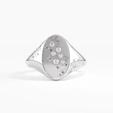 Celestial Signet Ring, solid gold ring, view 7 | DiaFifth