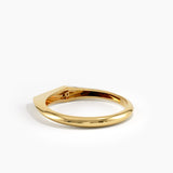 Rhombus Star Signet Ring, solid gold ring, view 8 | DiaFifth