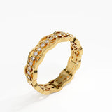Celtic Knot Wedding Band, solid gold ring, view 5 | DiaFifth
