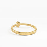 Marquise Solitaire Ring, solid gold ring, view 4 | DiaFifth
