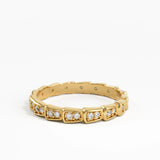 Eternity Wedding Band, solid gold ring, view 8 | DiaFifth