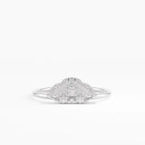Unique Statement Ring, solid gold ring, view 7 | DiaFifth