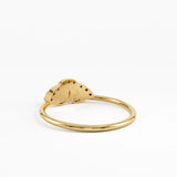 Unique Statement Ring, solid gold ring, view 4 | DiaFifth