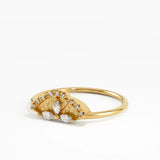 Unique Statement Ring, solid gold ring, view 8 | DiaFifth