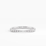Pinched Wedding Ring, solid gold ring, view 7 | DiaFifth
