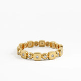 Mixed Shapes Wedding Ring, solid gold ring, view 4 | DiaFifth