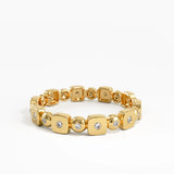 Mixed Shapes Wedding Ring, solid gold ring, view 8 | DiaFifth
