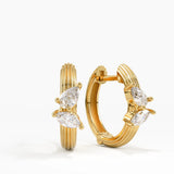 Textured Hoop Earrings