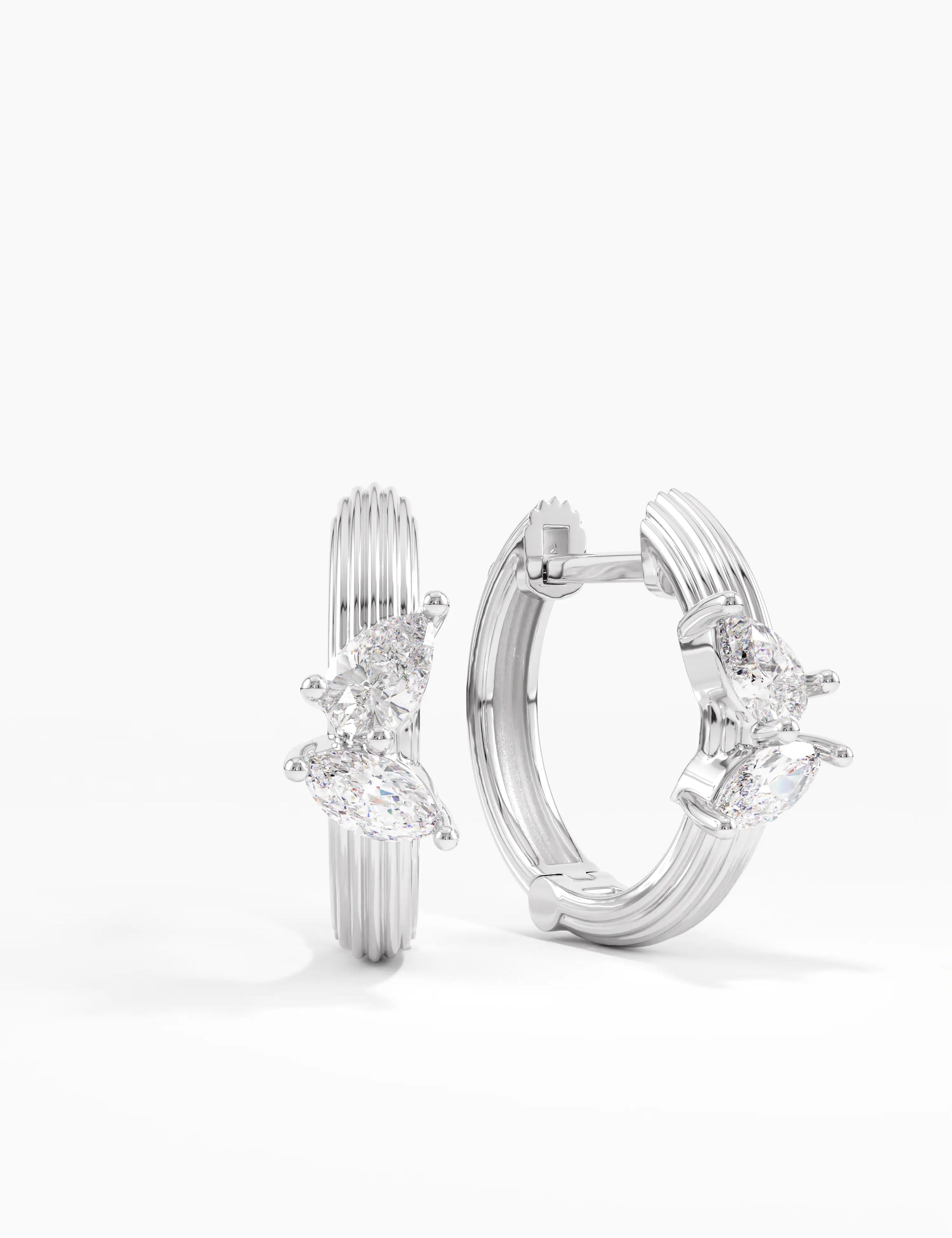 Textured Hoop Earrings
