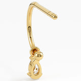 Pear Stud Earrings, solid gold earrings, view 7 | DiaFifth