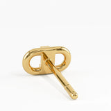 Baguette Stud Earring, solid gold earrings, view 7 | DiaFifth