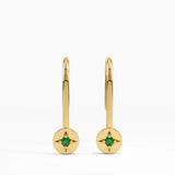 Emerald Threader Earring