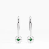 Emerald Threader Earring