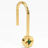 Emerald Threader Earring