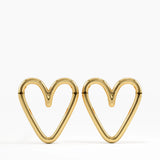 Heart Stud Earrings
