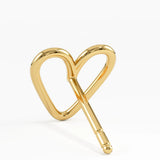 Heart Stud Earrings