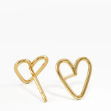 Heart Stud Earrings