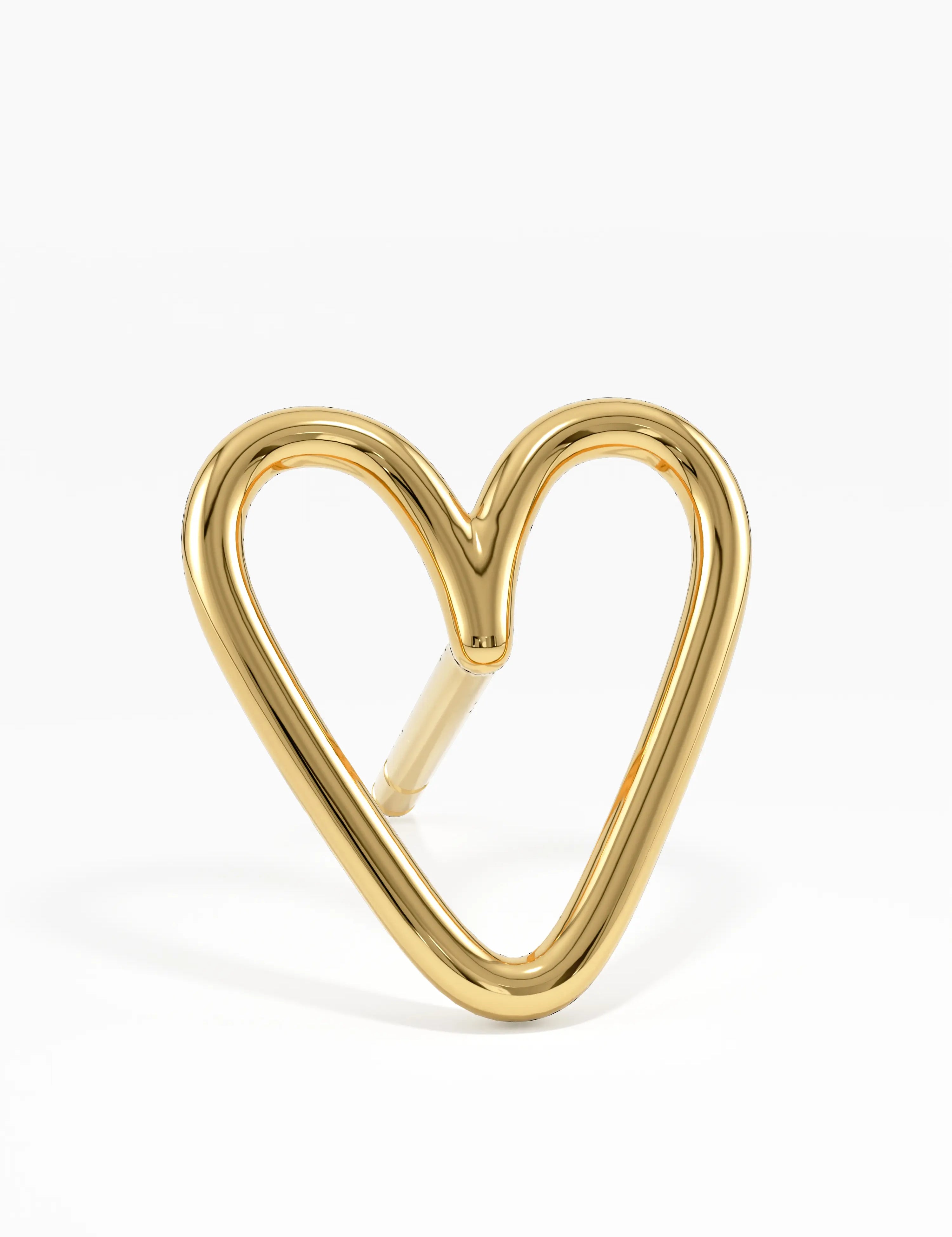 Heart Stud Earrings