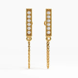 Bar Stud Earrings