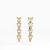 Pear Threader Earrings