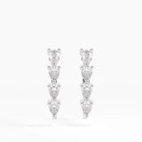 Pear Threader Earrings