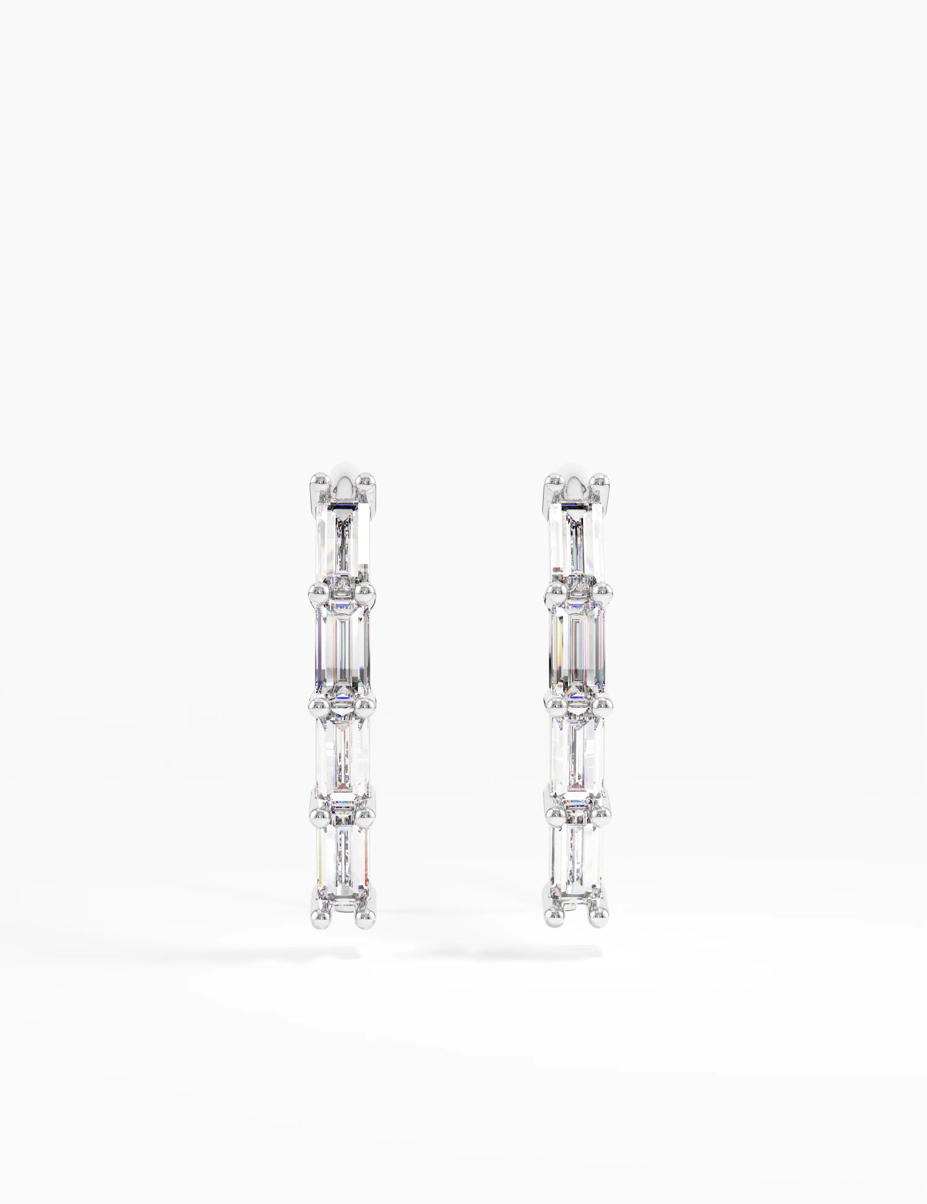 Baguette Threader Earrings