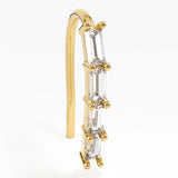 Baguette Threader Earrings