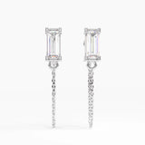 Baguette Chain Earrings