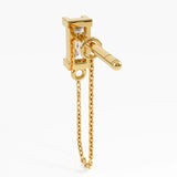 Baguette Chain Earrings