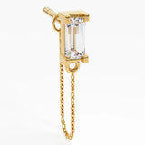 Baguette Chain Earrings