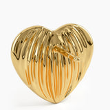 Chunky Heart Stud Earrings