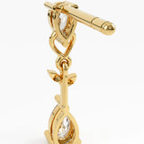Dangling Pear Earrings