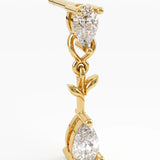 Dangling Pear Earrings