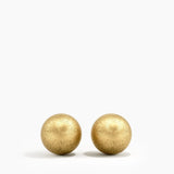 Brushed Ball Stud Earrings