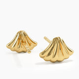 Textured Shell Earrings