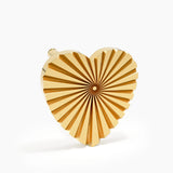 Textured Heart Earring