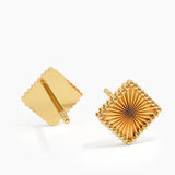 Textured Square Earrings