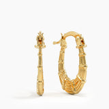 U Shape Hoop Earrings