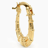 U Shape Hoop Earrings