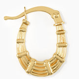 U Shape Hoop Earrings