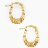 U Shape Hoop Earrings